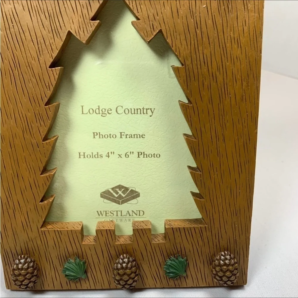 Westland Winter Lodge Tree Frame 4” x 6” New in Box Great Gift Idea